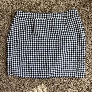 Checkered skirt